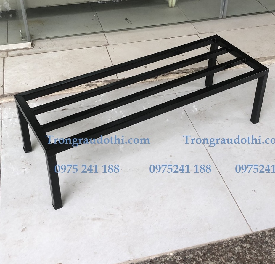 Kệ chữ nhật để chậu hoa, cây cảnh 70x25cm